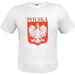 Koszulka z nadrukiem biała XXL