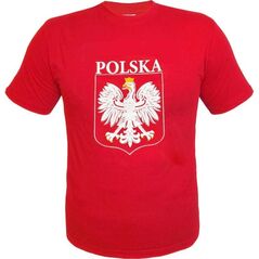 Koszulka z nadrukiem czerwona XXL