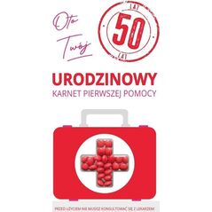 Karnet urodziny 50