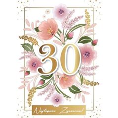 Karnet urodziny 30