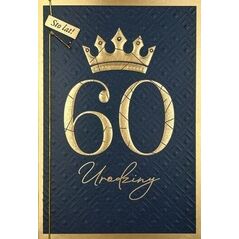 Karnet B6 Urodziny 60