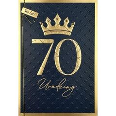Karnet B6 Urodziny 70