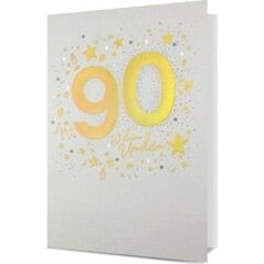 Karnet B6 Urodziny 90