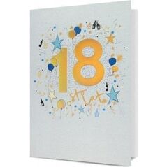 Karnet B6 Urodziny 18