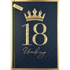 Karnet B6 Urodziny 18