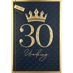 Karnet B6 Urodziny 30