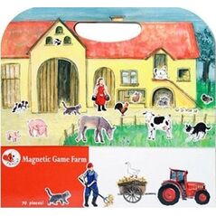Układanka, gra magnetyczna, Farma