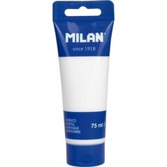 Farba akrylowa w tubce 75 ml biel arktyczna MILAN