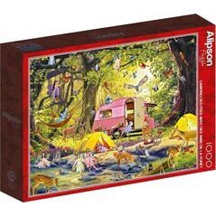 Puzzle 1000 Wróżkowy camping z przyjaciółmi