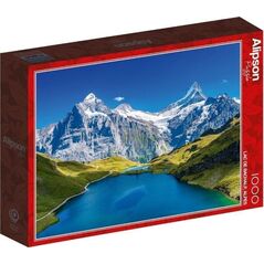 Puzzle 1000 Jezioro Bachalp, Alpy