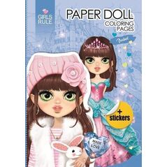 Papierowa lalka do wycinania Isabel