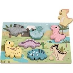 Puzzle drewniane Dinozaury