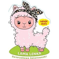 Zwierzakowe kolorowanki. Lama Lenka