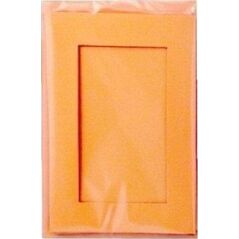 Karty passepartout prostokąt pomarańcz 10,5x15cm