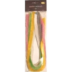 Druty chenille kolorowe pastel 15mm 7szt