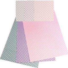 Karton obustronny 300g 24x34cm 3 ark MIX