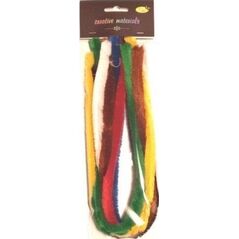 Druty chenille kolorowe 15mm 7szt