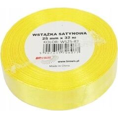 Wstążka satynowa kanarkowy 25mm x 32m