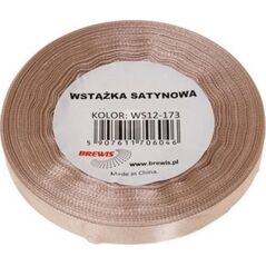Wstążka satynowa migdałowa 12mm x 32m