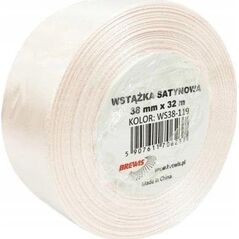 Wstążka satynowa szampańska 38mm x 32m