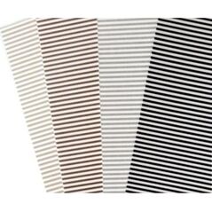 Karton obustronny paski 300g 24x34cm 4 ark MIX
