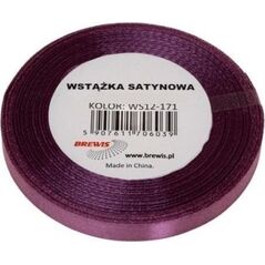 Wstążka satynowa śliwkowa 12mm x 32m