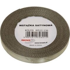 Wstążka satynowa khaki 12mm x 32m
