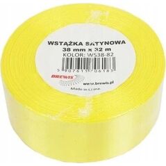 Wstążka satynowa kanarkowy 38mm x 32m