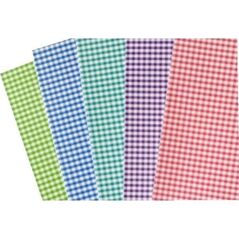 Karton obustronny kratka 300g 24x34cm 5 ark MIX