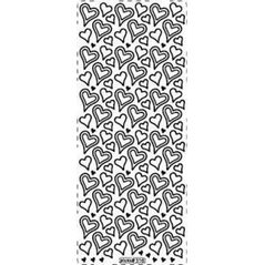 Stiker ażurowy 310 10x23cm złoty