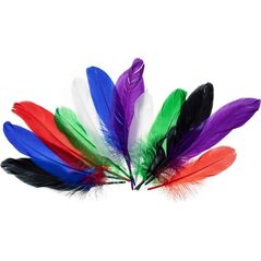 Piórka gęsie jaskrawe 15-20cm