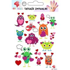 Tatuaże zmywalne dla dzieci Walentynki 1