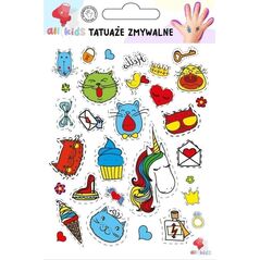 Tatuaże zmywalne dla dzieci Power girl