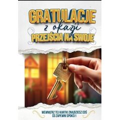 Karnet Gratulacje Nowy dom/mieszkanie