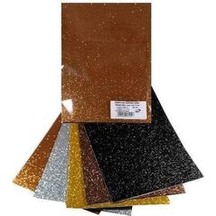 Pianka mikroguma brokat samoprzylepna 20x30cm 5 ar