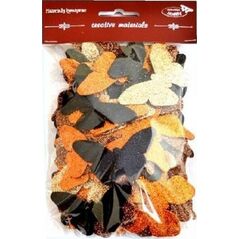 Motyle brokatowe 52szt