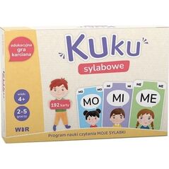 Kuku sylabowe. Edukacyjna gra karciana dla dzieci