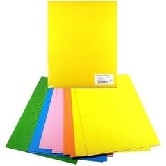 Tektura falista pastelowa 25x35cm 10 arkuszy