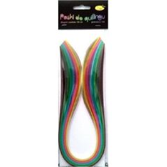 Paski do quillingu 5mmx50cm pastelowe 100szt