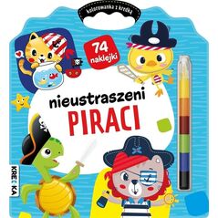 Kolorowanka z kredką. Nieustraszeni piraci