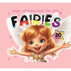 Kolorowanka 140x140 Wróżki Fairies różowa