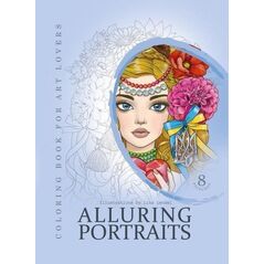 Kolorowanka kreatywna A4 Portraits niebieska FRESH