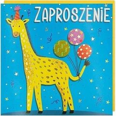 Zaproszenie Urodziny 5szt