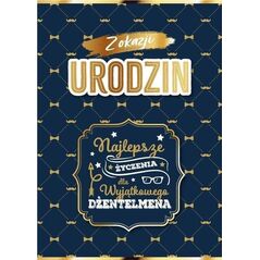 Karnet Urodziny dla niego