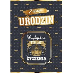 Karnet Urodziny dla niego