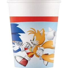 Kubeczki papierowe Sonic, 200ml 8szt