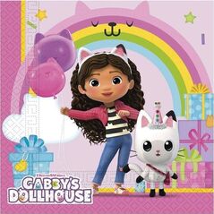 Serwetki papierowe Gabby's Dollhouse 33x33cm 20szt