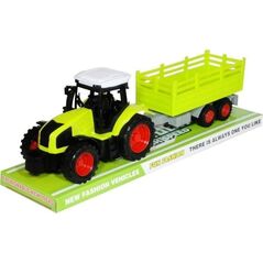 Traktor z przyczepą