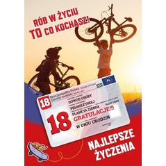 Karnet Urodziny 18
