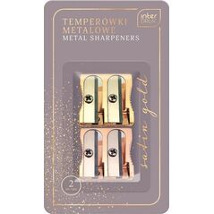 Temperówka metalowa 2 sztuki Satin Gold